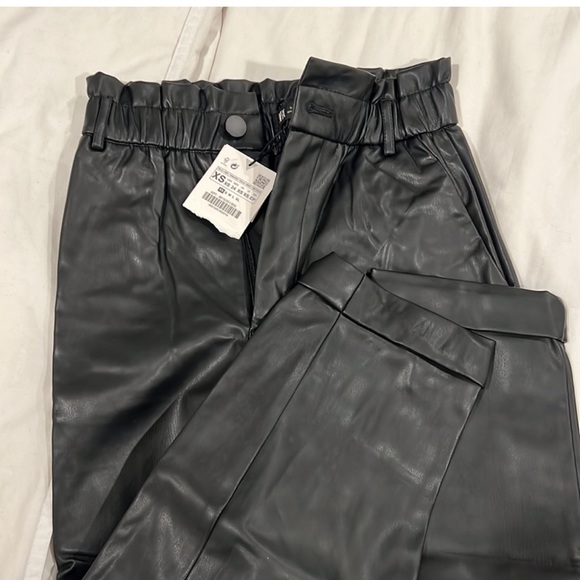 Zara leather pants. New with tags. - Picture 2 of 2